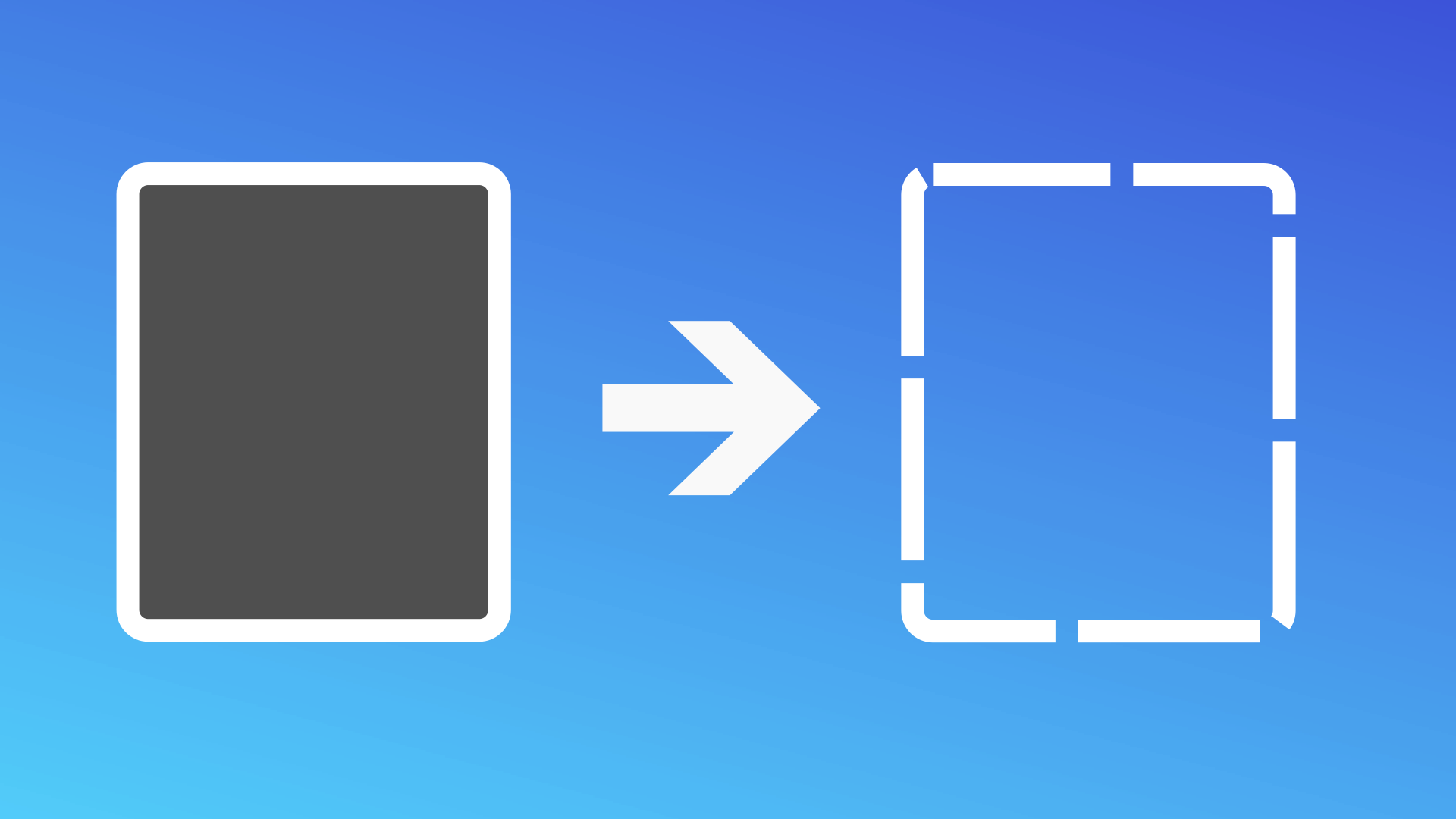 Illustration of disappearing modal.