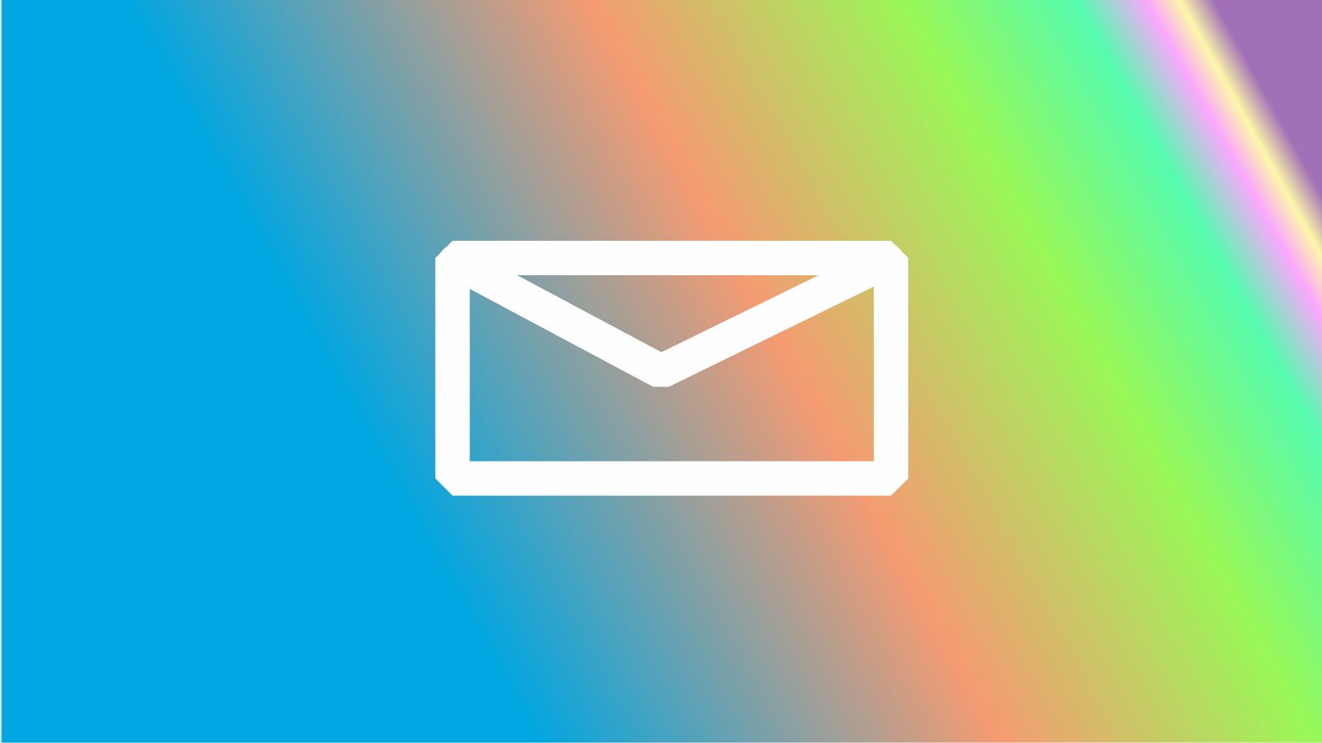 logo of an enveloper over a gradient background