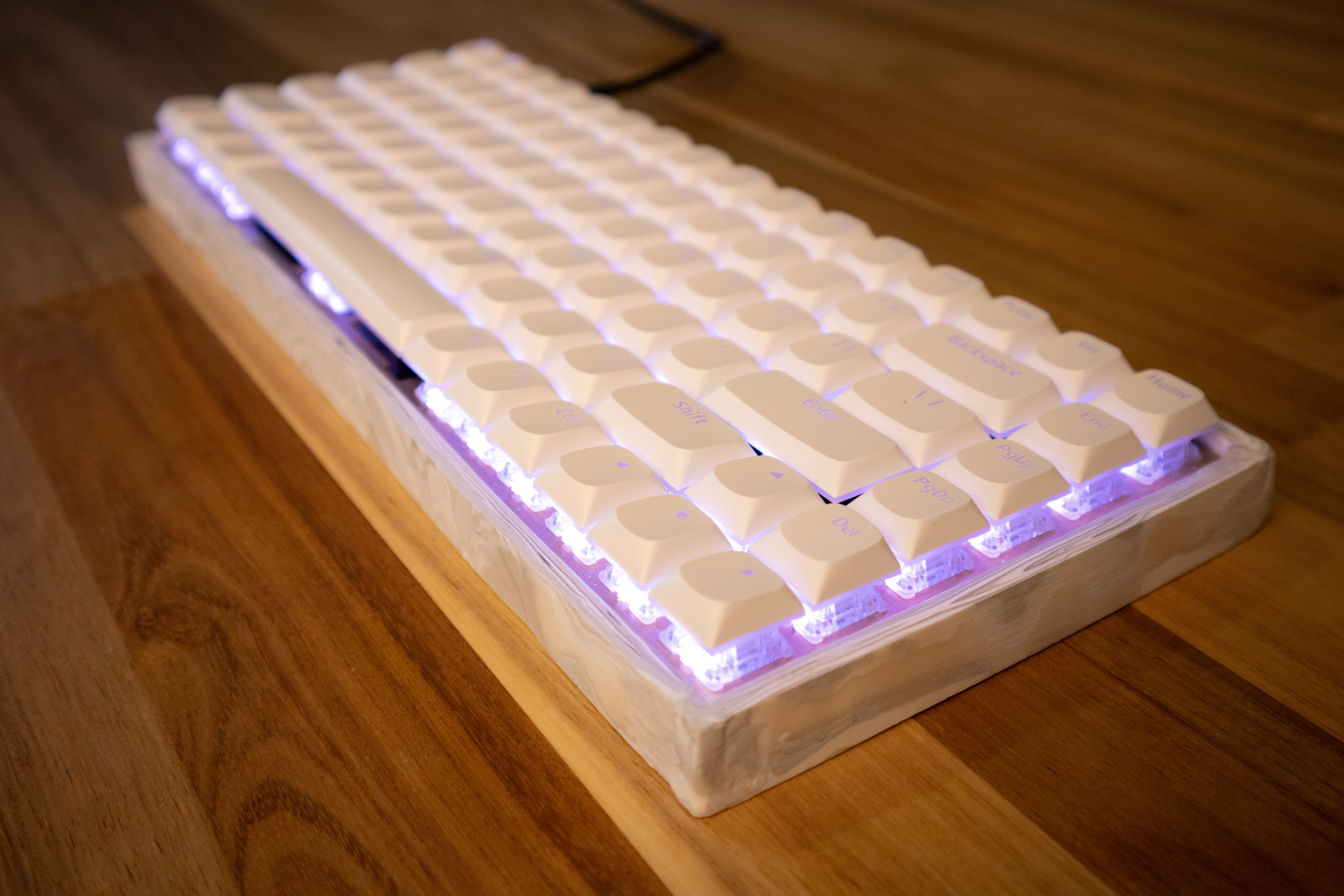 Image of a handmade keyboard.