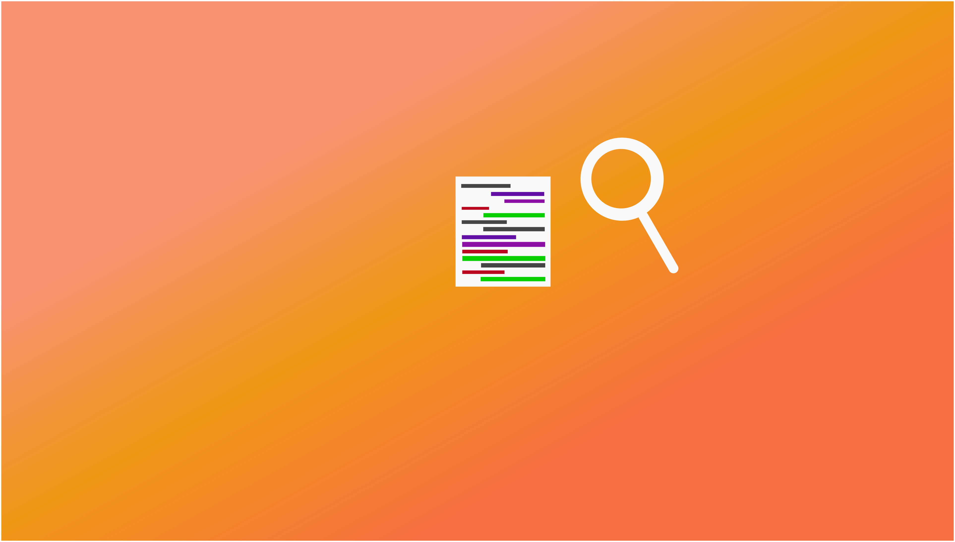 icon of a paper and a magnifying glass